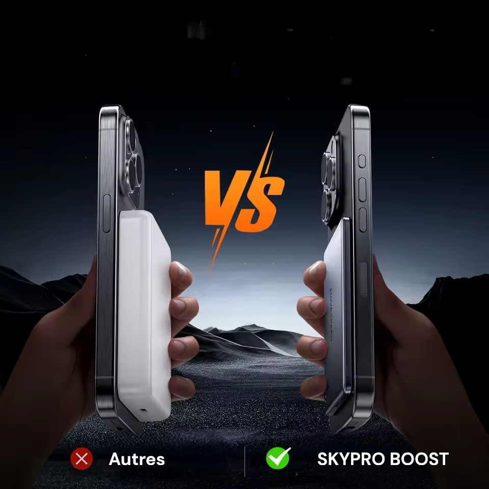 SKYPRO Boost - Batterie externe magnétique